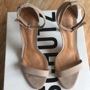 Schutz Heels Cadey Lee Sandal sz 6.5 LIKE NEW!